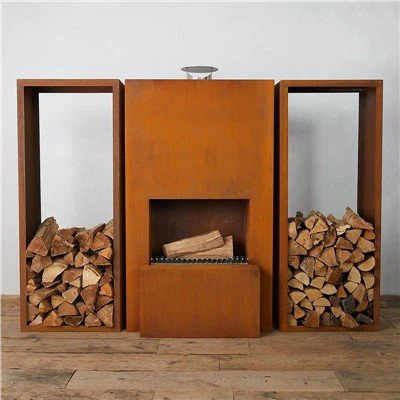 Brasero de carbón de madera