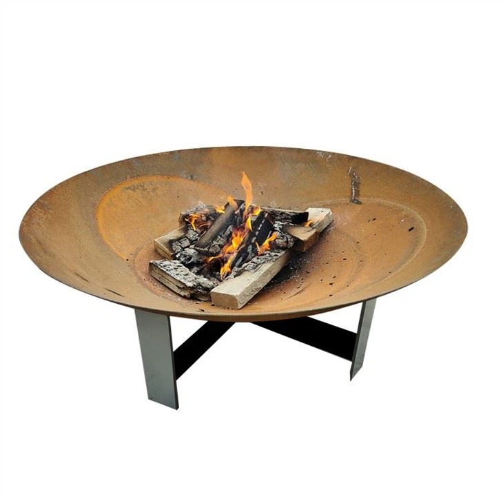 Cuencos de fuego Corten