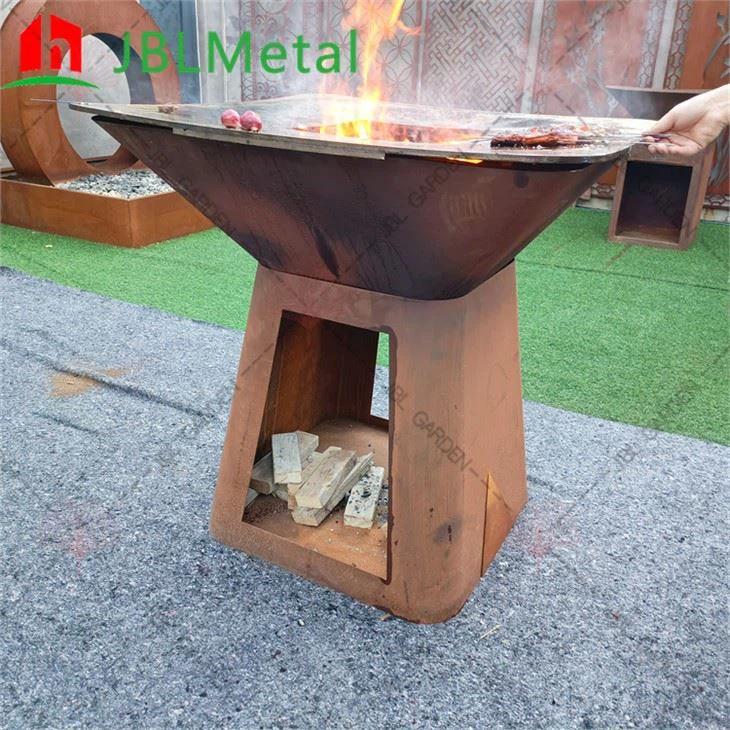 Gran parrilla de huevo verde
