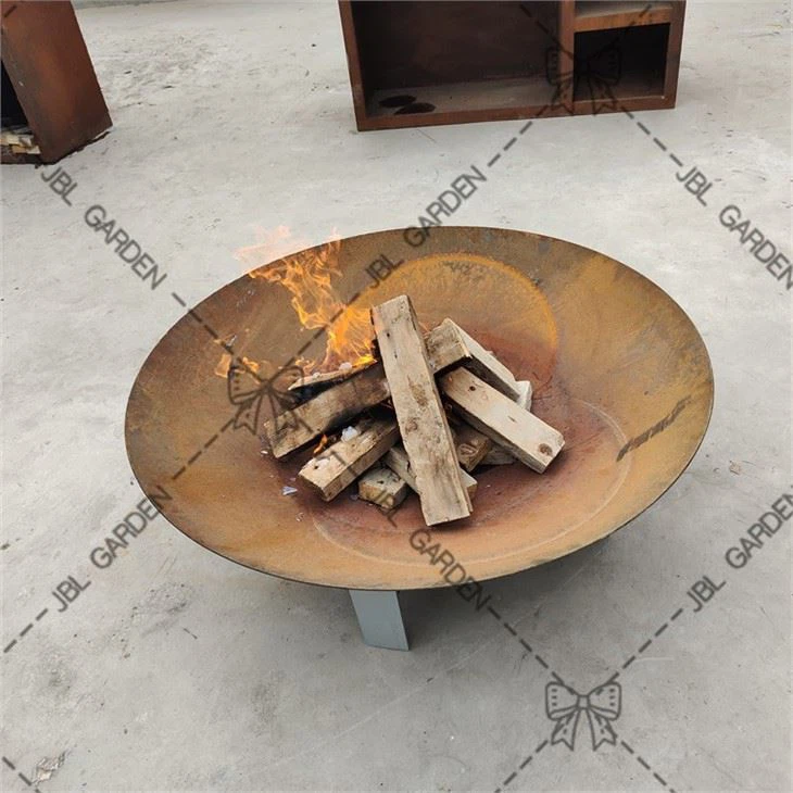 Camping Rusty Firepit Wood