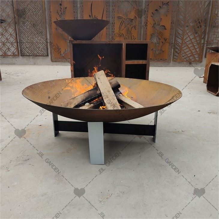 Concrete Wood Burning Fire Pit