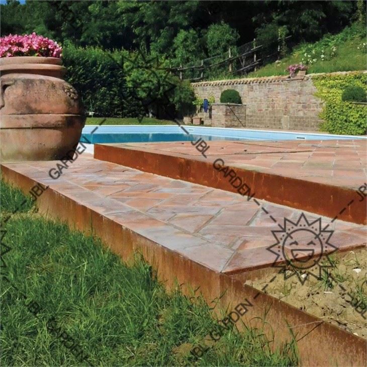Corten Steel Lawn Edging Garden