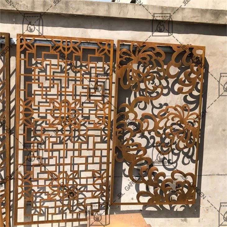 Metal Decorative Garden Art Screen