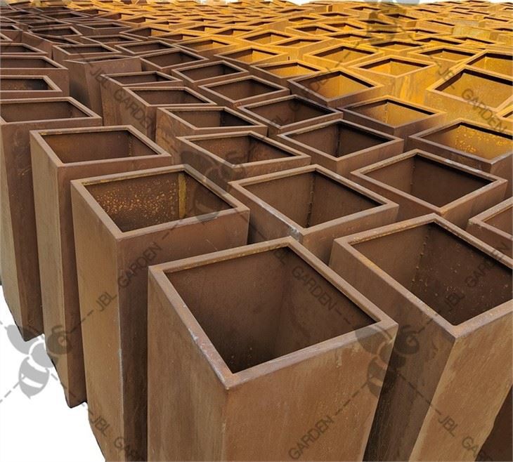 Metal Trough Planter Box