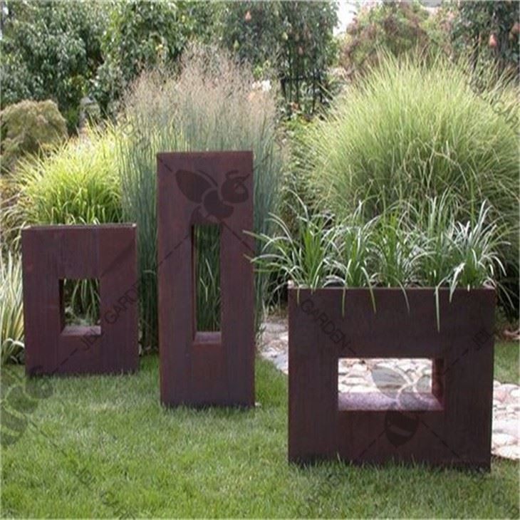 Metal Trough Planter Box