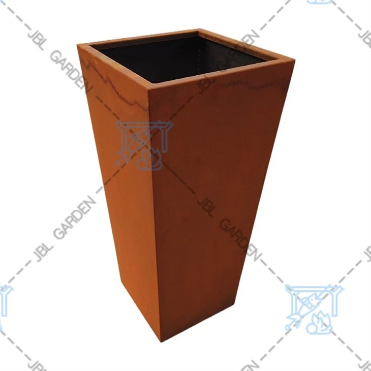 Jardinera de caja de ventana de metal
