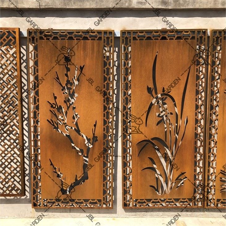 Arte de la pantalla de Relief Corten