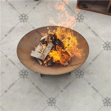 Pozo de fuego al aire libre de gran tamaño