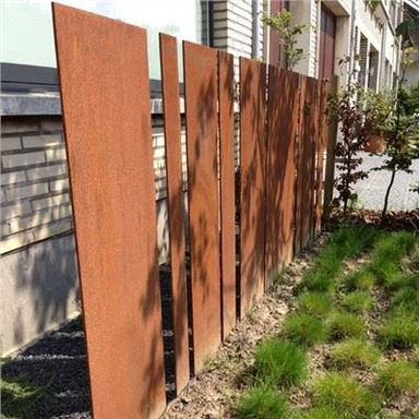 Paneles de malla para jardín de acero resistente a la intemperie Corte-Ten