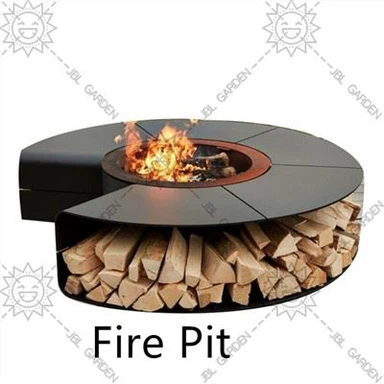 Chimenea exterior corten