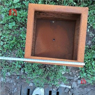 Acero Corten para jardinera de metal