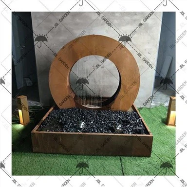 Características del jardín de acero corten