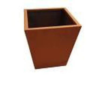 Maceta de acero corten para jardín ornamental