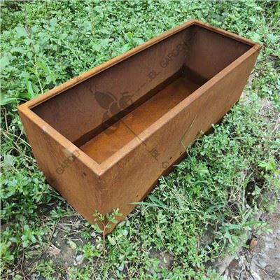 Jardineras de acero corten grandes