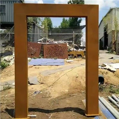 Bebedero de acero corten