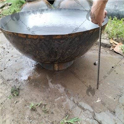 Cuenco de fuego de metal grande