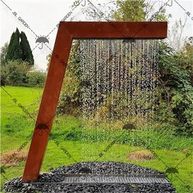 Fuente de Agua Grande Acero Corten