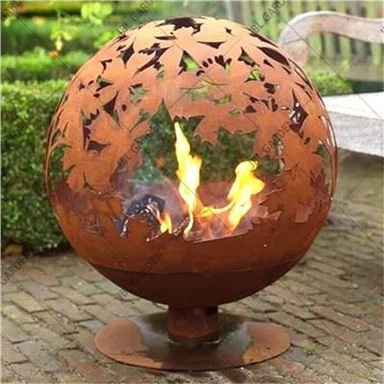 Pozo de fuego de calentador de metal