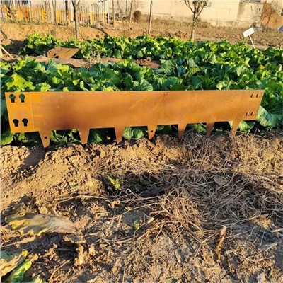 Ribete de paisaje simple de metal