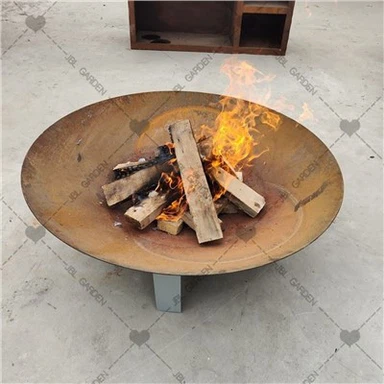 Pozos de fuego de leña modernos
