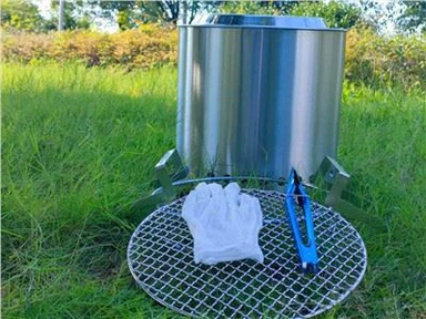 Camping al aire libre Sin humo 15 pulgadas ESTUFA SOLO