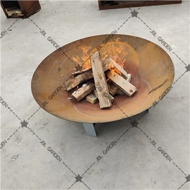 Fogatas cuadradas de acero corten