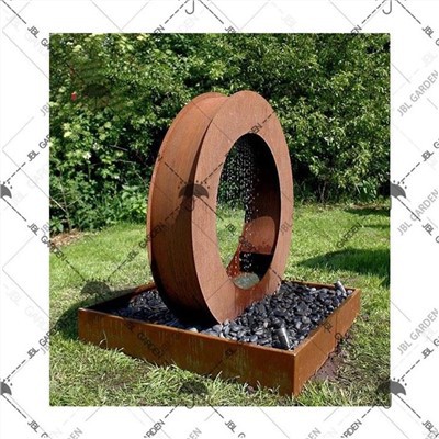 Fuente de agua de acero inoxidable