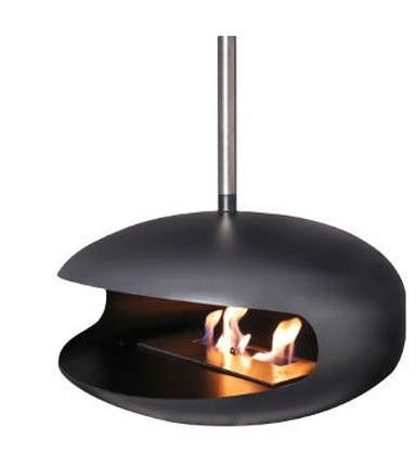 Chimenea decorativa suspendida