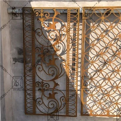 Decoración de arte de pared de metal rústico de árbol