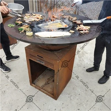 Barbacoa de acero Corten Weathering