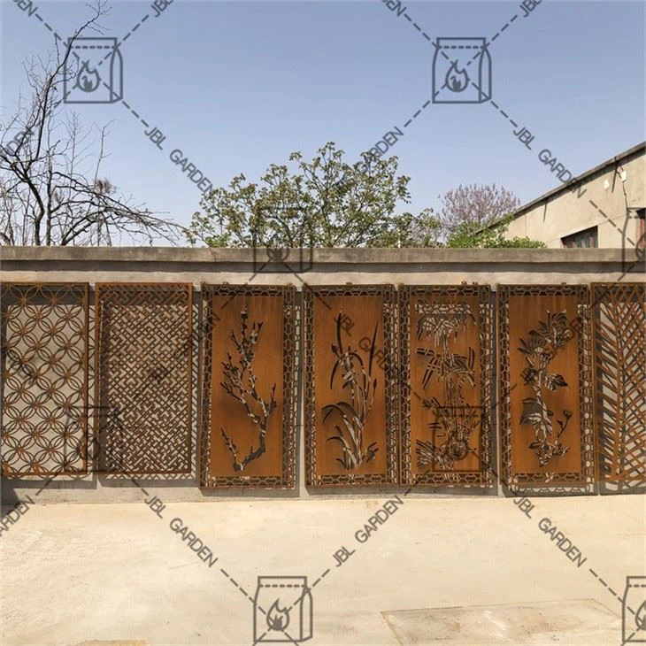 Tree Sculpture Metal Art Garden Screens