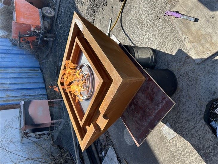 Gas Fire Bowls Water Feature