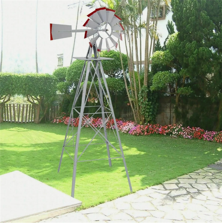 Outdoor Decorative Metal Windmill
