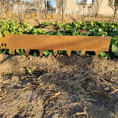 Borde de jardín de acero corten para jardín