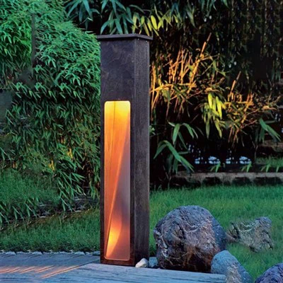 Caja de luz de bolardo de jardín